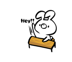 Doumo Usagi-desu.(English) sticker #7204941