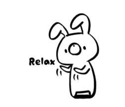 Doumo Usagi-desu.(English) sticker #7204944