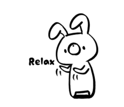 Doumo Usagi-desu.(English) sticker #7204944