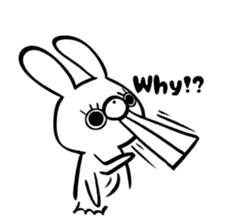 Doumo Usagi-desu.(English) sticker #7204946