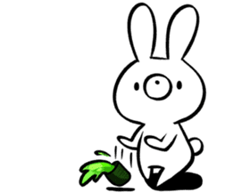 Doumo Usagi-desu.(English) sticker #7204949