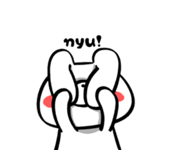 Doumo Usagi-desu.(English) sticker #7204953