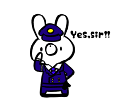 Doumo Usagi-desu.(English) sticker #7204958