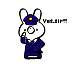 Doumo Usagi-desu.(English) sticker #7204958