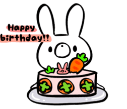 Doumo Usagi-desu.(English) sticker #7204966