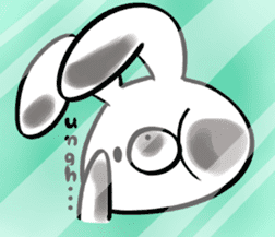 Doumo Usagi-desu.(English) sticker #7204970