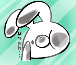 Doumo Usagi-desu.(English) sticker #7204970