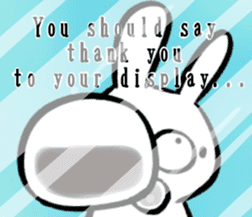 Doumo Usagi-desu.(English) sticker #7204971