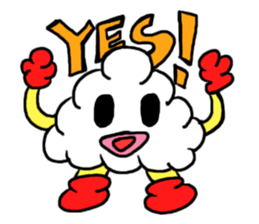 (Mr. KUMO)the cloud  English version sticker #7205096