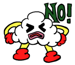 (Mr. KUMO)the cloud  English version sticker #7205097