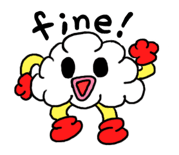 (Mr. KUMO)the cloud English version sticker #7205098