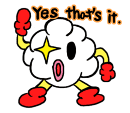 (Mr. KUMO)the cloud English version sticker #7205099