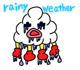 (Mr. KUMO)the cloud English version sticker #7205100