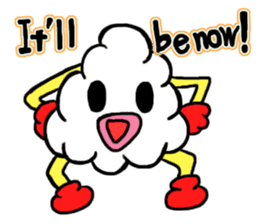 (Mr. KUMO)the cloud English version sticker #7205101