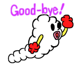 (Mr. KUMO)the cloud  English version sticker #7205103