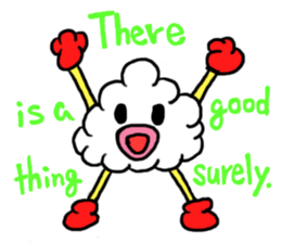 (Mr. KUMO)the cloud  English version sticker #7205105