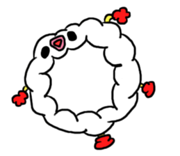 (Mr. KUMO)the cloud  English version sticker #7205112