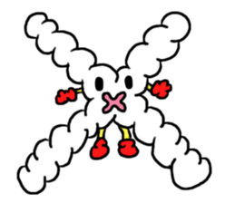 (Mr. KUMO)the cloud  English version sticker #7205113