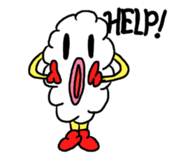 (Mr. KUMO)the cloud English version sticker #7205116