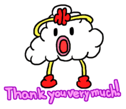 (Mr. KUMO)the cloud English version sticker #7205118