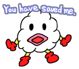 (Mr. KUMO)the cloud English version sticker #7205119