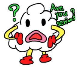 (Mr. KUMO)the cloud English version sticker #7205120