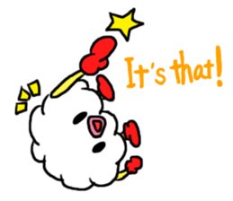 (Mr. KUMO)the cloud  English version sticker #7205121