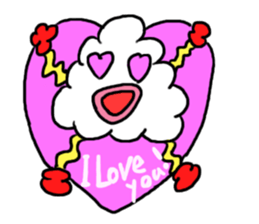 (Mr. KUMO)the cloud  English version sticker #7205122