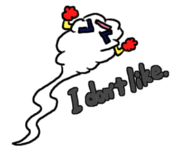 (Mr. KUMO)the cloud  English version sticker #7205123