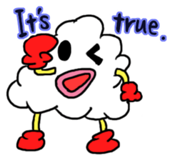 (Mr. KUMO)the cloud  English version sticker #7205124