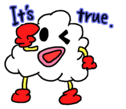 (Mr. KUMO)the cloud English version sticker #7205124