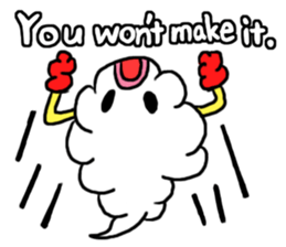 (Mr. KUMO)the cloud  English version sticker #7205126