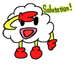 (Mr. KUMO)the cloud  English version sticker #7205127