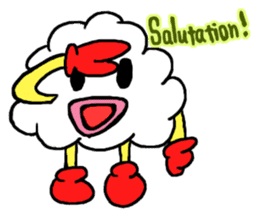 (Mr. KUMO)the cloud  English version sticker #7205127