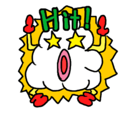 (Mr. KUMO)the cloud English version sticker #7205130