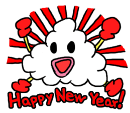 (Mr. KUMO)the cloud  English version sticker #7205131