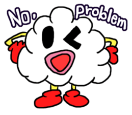 (Mr. KUMO)the cloud  English version sticker #7205133