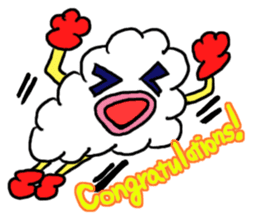 (Mr. KUMO)the cloud English version sticker #7205134