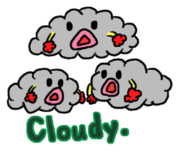 (Mr. KUMO)the cloud English version sticker #7205135