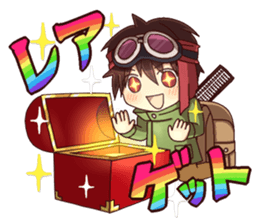 Cute online game sticker sticker #7205260