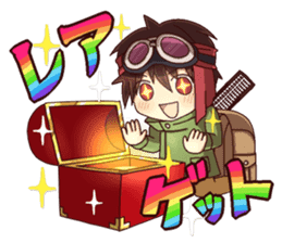 Cute online game sticker sticker #7205260