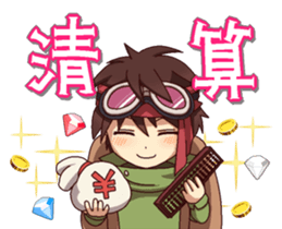 Cute online game sticker sticker #7205262