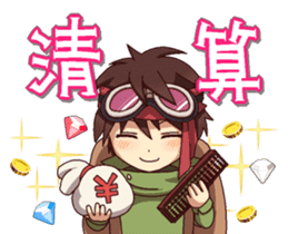 Cute online game sticker sticker #7205262