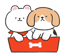 Beagle&Pomeranian sticker #7205452