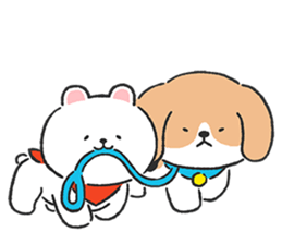 Beagle&Pomeranian sticker #7205453