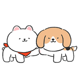 Beagle&Pomeranian sticker #7205454