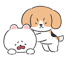 Beagle&Pomeranian sticker #7205455