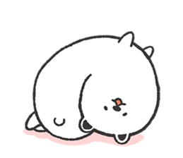 Dough polar bear & penguin sticker #7205658