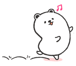 Dough polar bear & penguin sticker #7205659