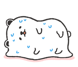 Dough polar bear & penguin sticker #7205661